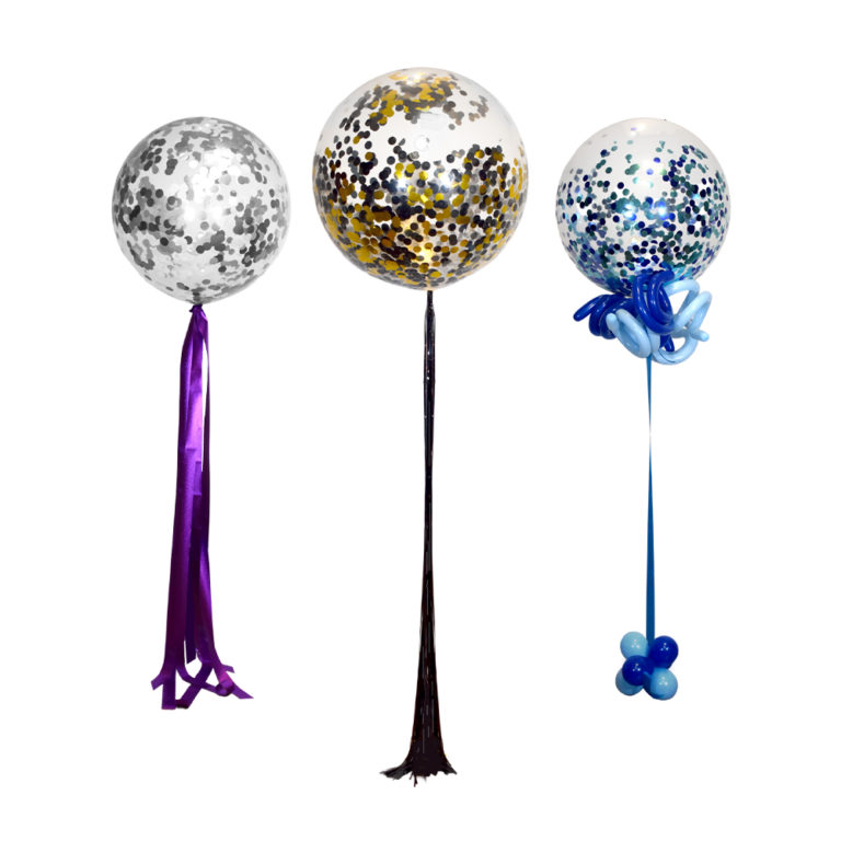 3ft Confetti Balloon Sparky's Balloons