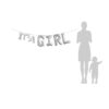 It's a girl 16 inch banner_silver