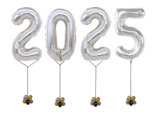 2025 Silver - Jumbo Number Set