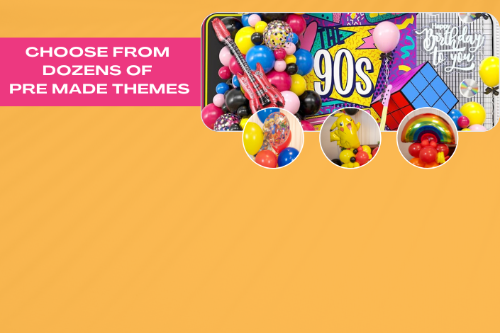 Discover the perfect theme balloons to elevate your party decor. From whimsical unicorns to action-packed superheroes, our themed balloons add a touch of magic to any celebration. Browse our wide selection and turn your party vision into reality!
