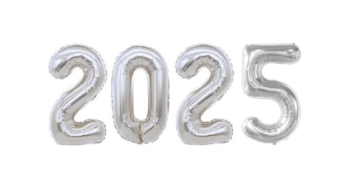 2025 Silver - Wall Numbers