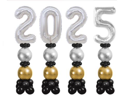 2025 Silver - Orbs Column Set