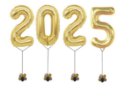 2025 Gold - Jumbo Number Set