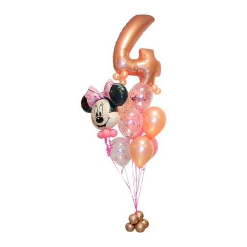 Jumbo Number Minnie Mouse Bouquet