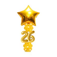 Gold New Year’s Eve Centerpiece