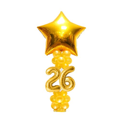Gold New Year’s Eve Centerpiece