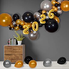 New Year's Set - Numbered Organic Garland (6ft)